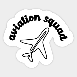 aviation squad Sticker